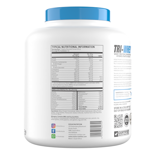 Evolve Tri-Whey 2kg - Image 8