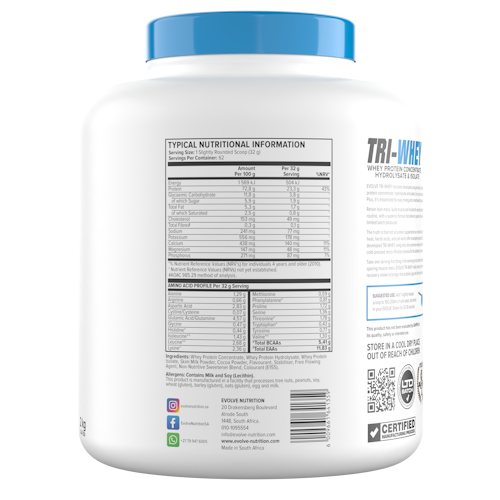 Evolve Tri-Whey 2kg - Image 10