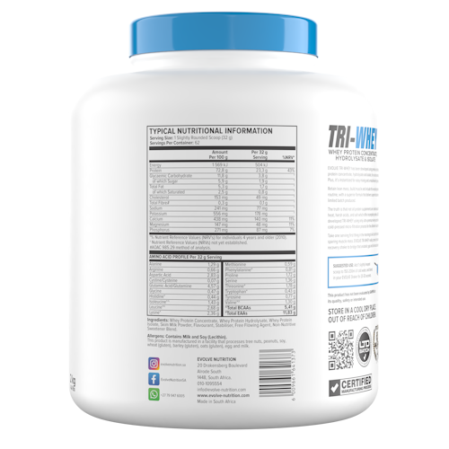 Evolve Tri-Whey 2kg - Image 12